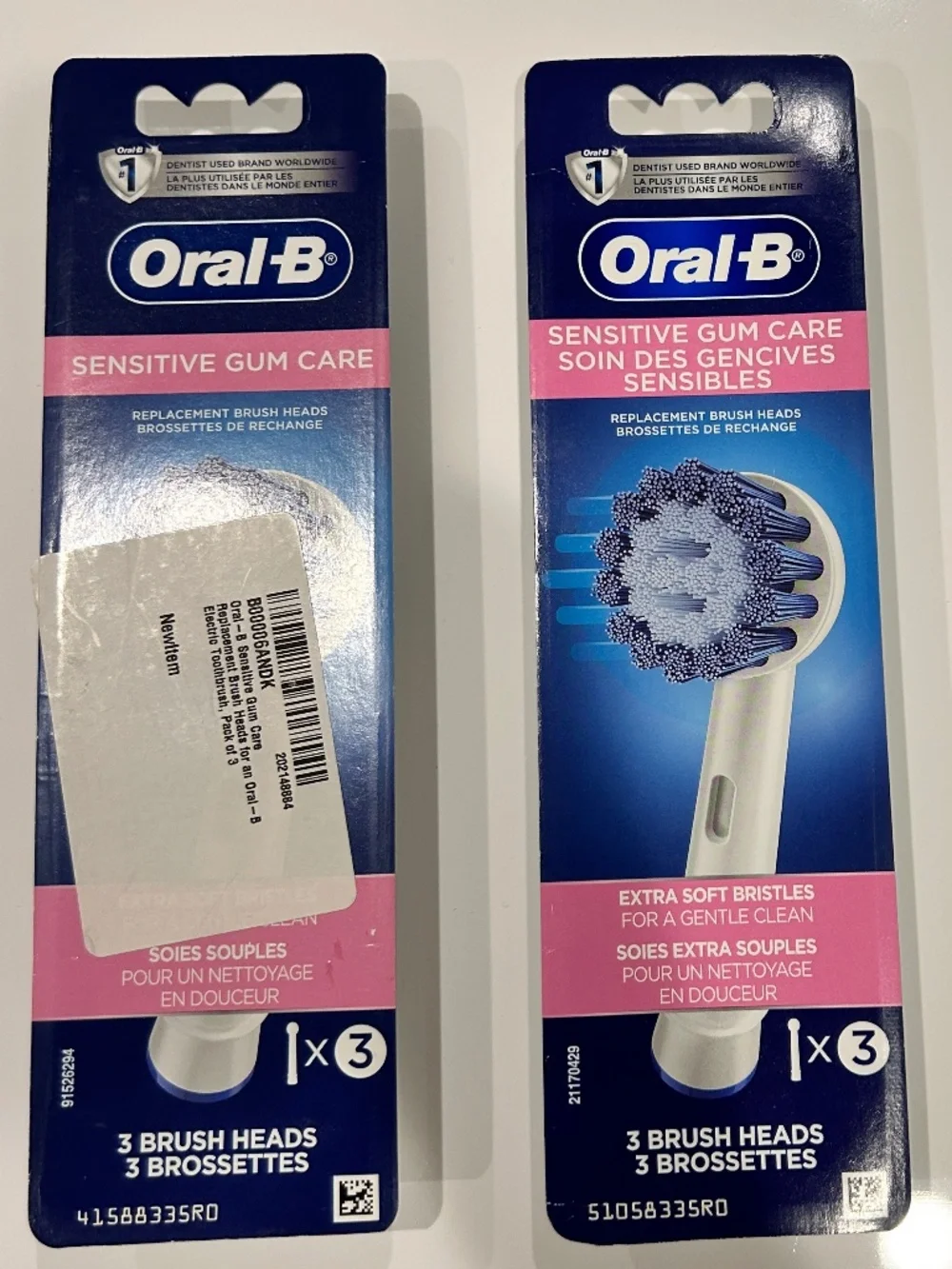 6 Brand New Oral-B Sensitive Gum Care Electric Toothbrush Replacement Brush Head